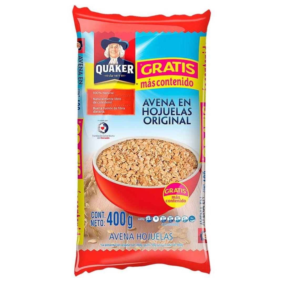 AVENA HOJUELA QUAKER*400G