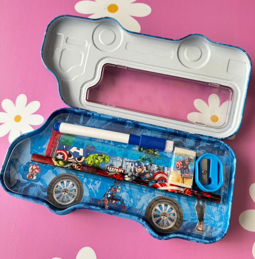 Cartuchera metálica bus 