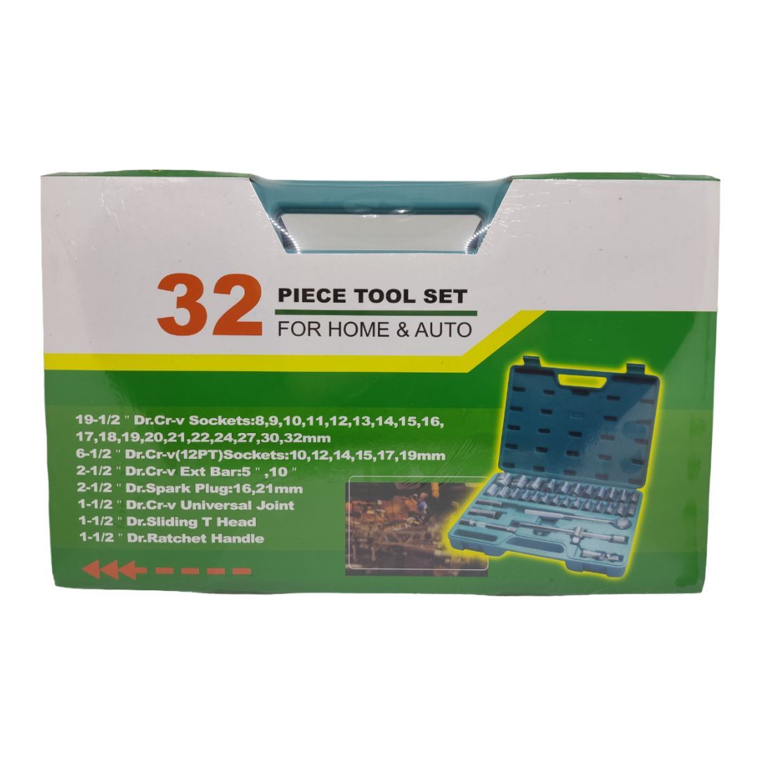 JUEGO DE RACHE ECO 1/2x32PCS C/PLASTICA