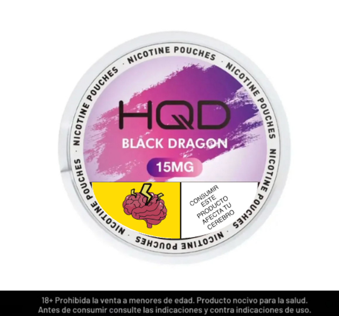 HQD Black Dragon 15mg Parches De Nicotina
