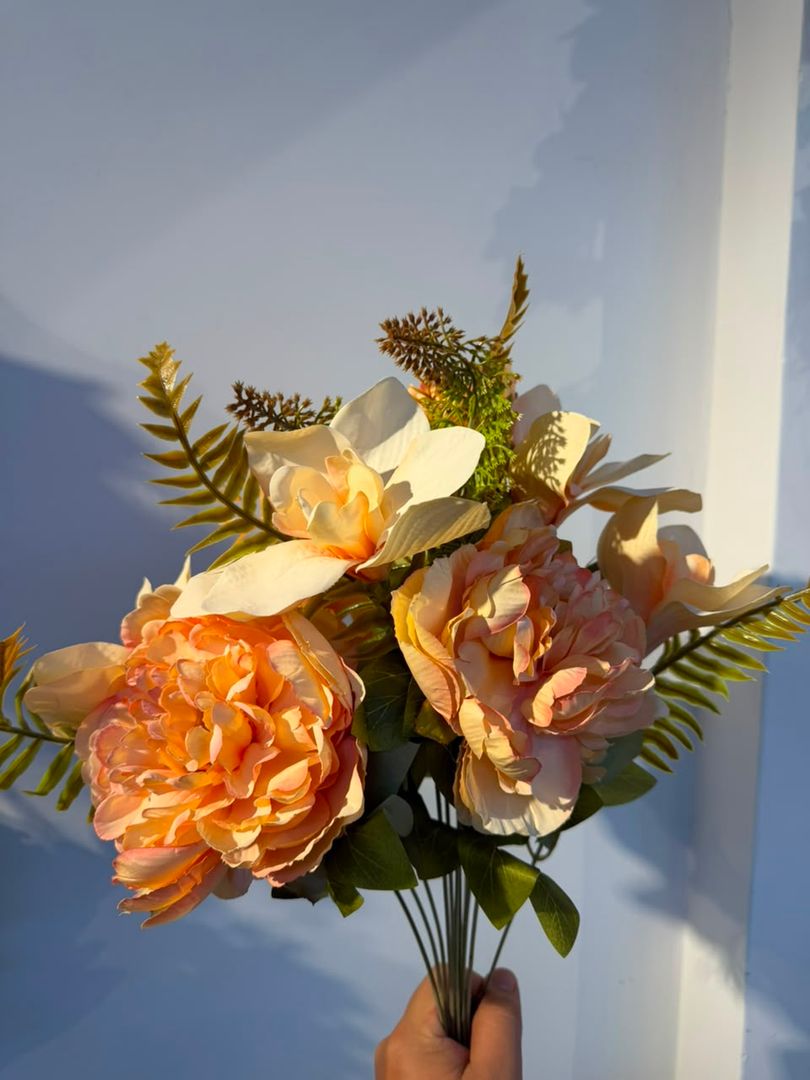 BOQUET MIX SALMON PASTEL X 11 VARAS