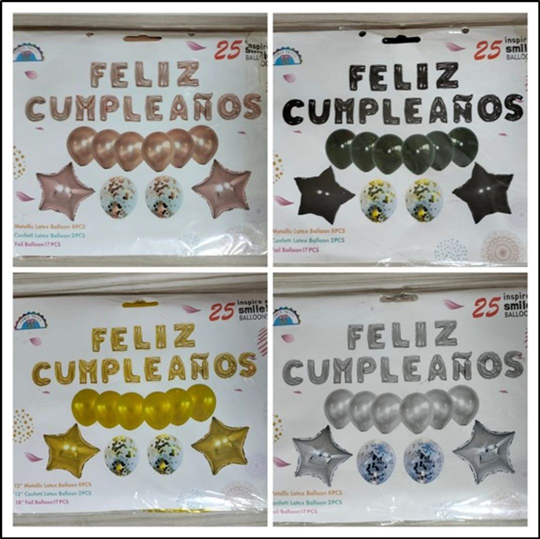 BOUQUET FELIZ CUMPLE 25PIEZAS