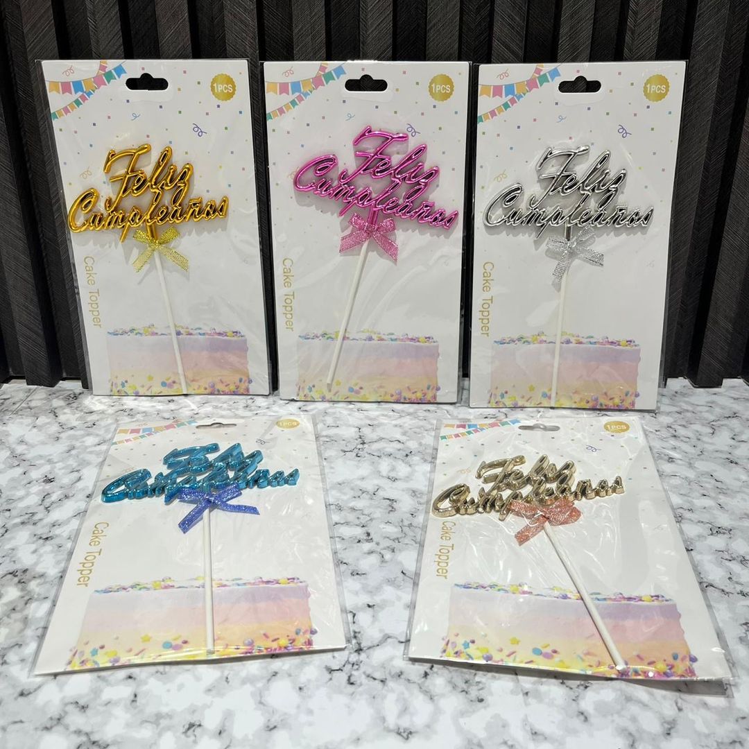 PIN PARA TORTA METALIZADO 