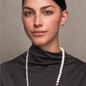 LONG MIXED BEAD NECKLACE - imagen 1