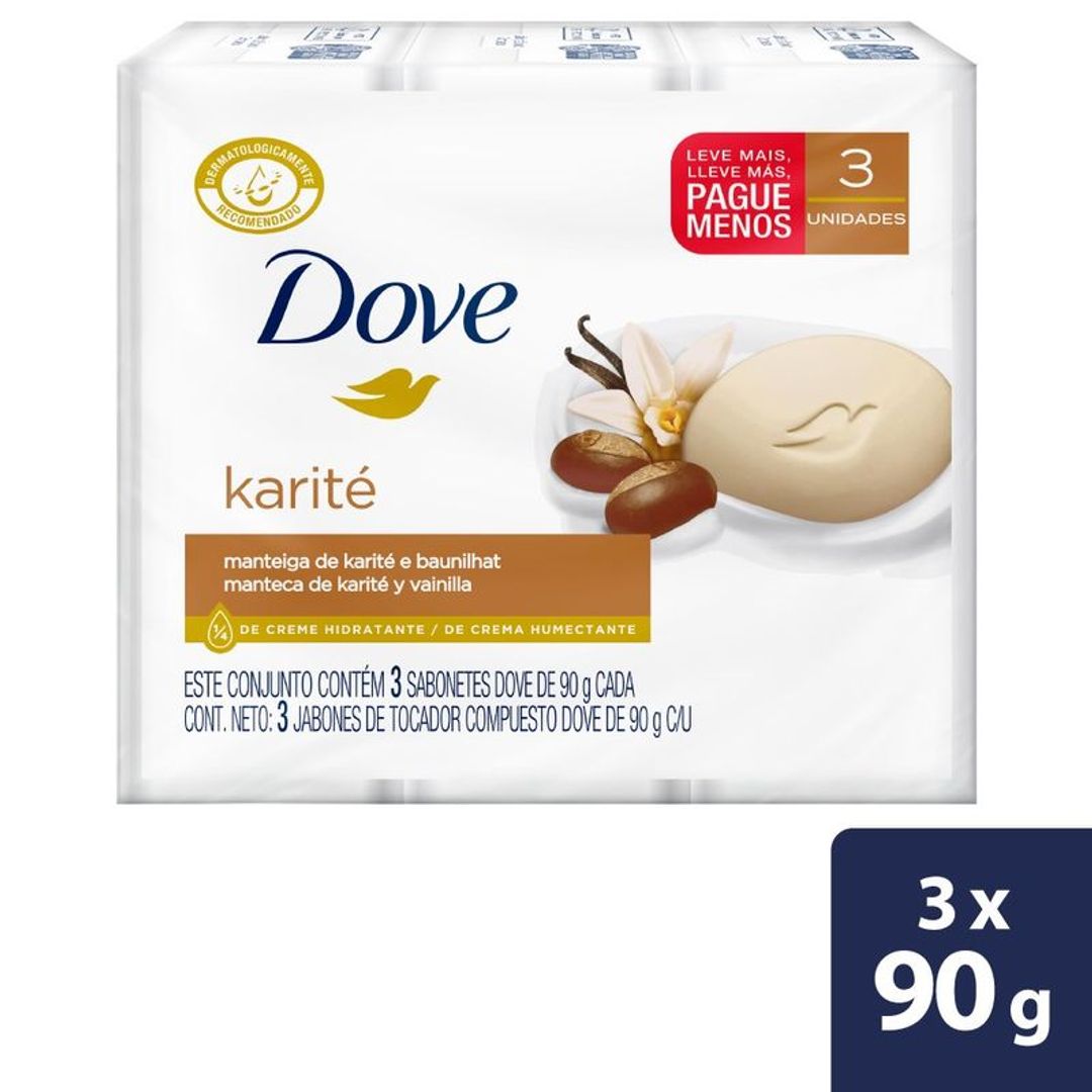 JABON DOVE KARITE*3X90G