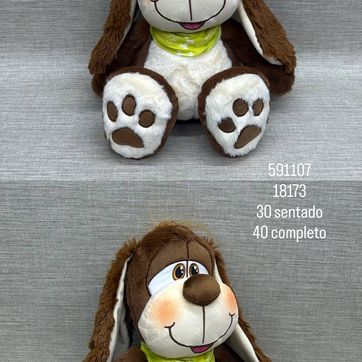 Imagen del producto PERRITO CON PAÑOLETA (PELANAS)  40 CM 