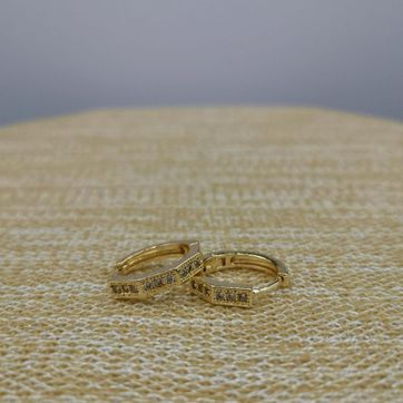Imagen del producto Candonga hexágono dorado, covergold 