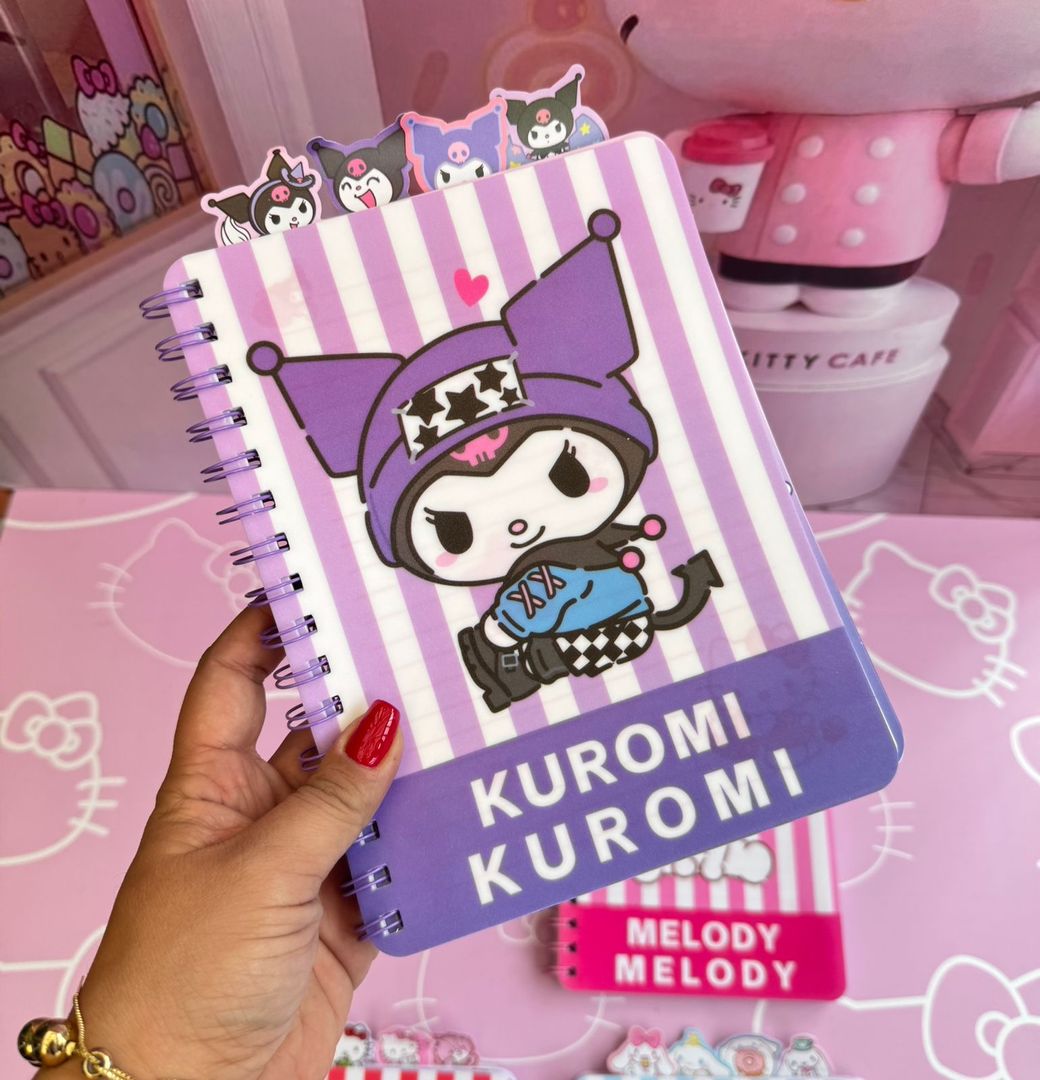 Agenda 5 materias Sanrio 