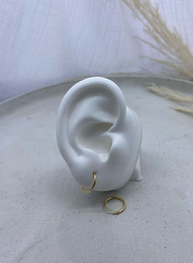 Candonga grande, oro laminado 