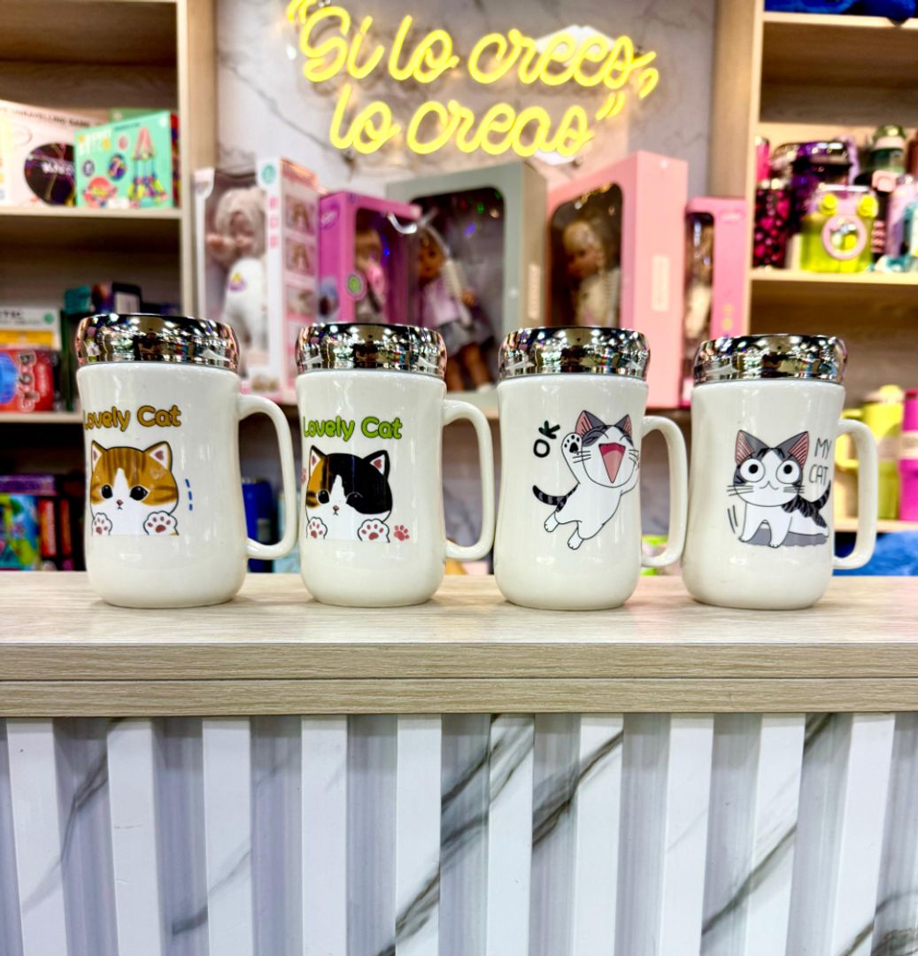 TAPA ESPEJO GATOS CARITA