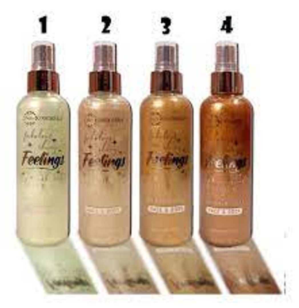 Shimmer spray dorados miis y/o usha.. 190ml