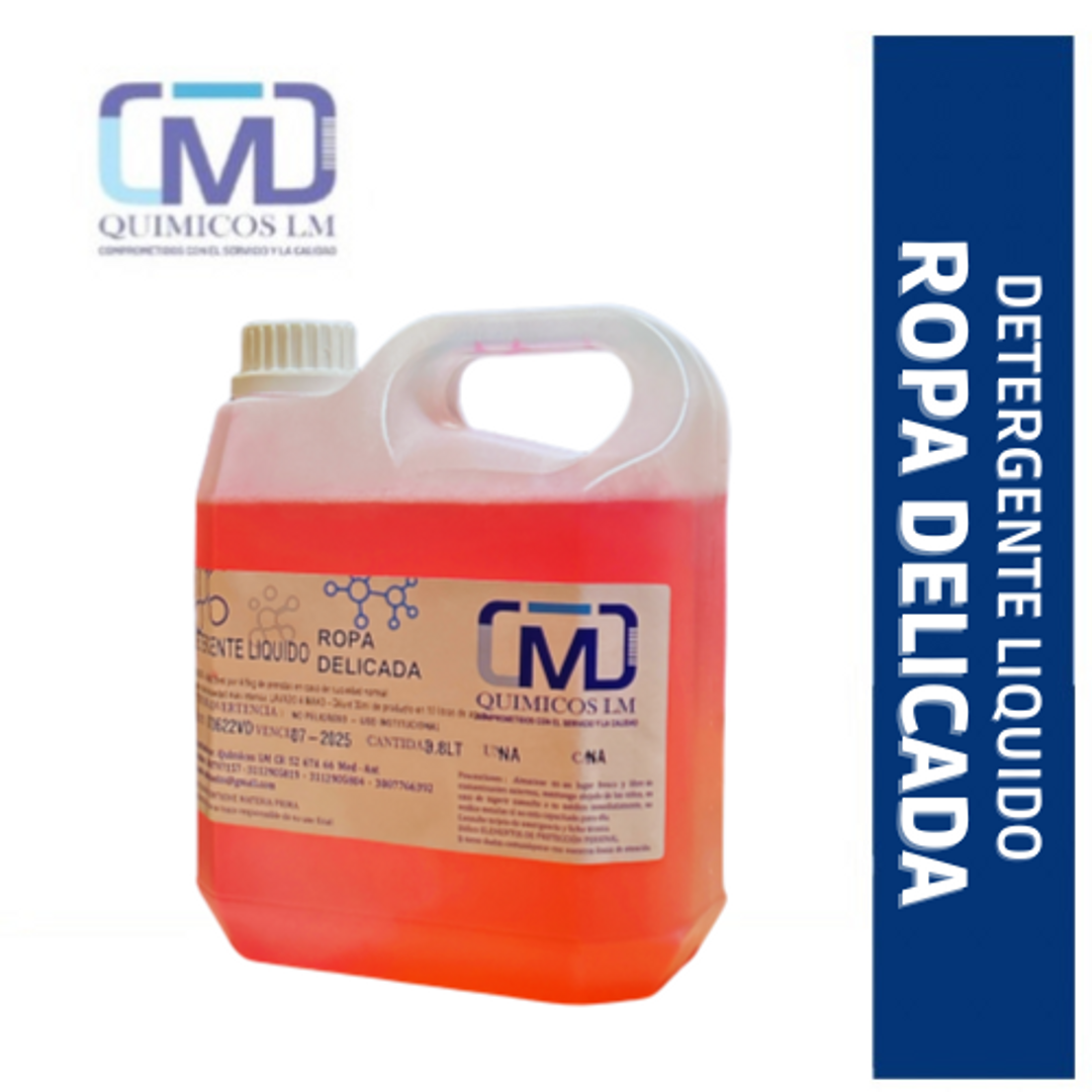 DETERGENTE LÍQUIDO ROPA DELICADA 