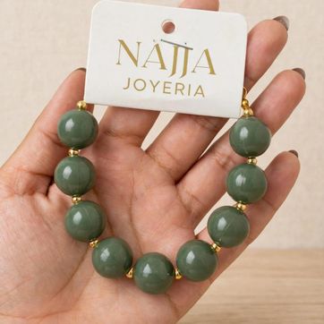 Imagen del producto Pulsera Bubble Verde Oliva 