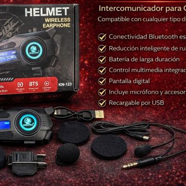 Intercomunicador de Moto Kinotec KN-94 - imagen 1