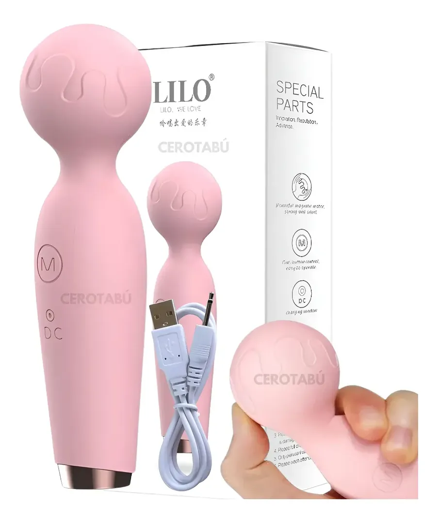 HITACHI VIBRADOR MASAJEADOR LILO ICE CREAM RECARGABLE CONSOLADOR