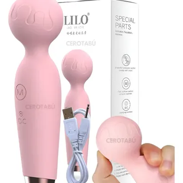 HITACHI VIBRADOR MASAJEADOR LILO ICE CREAM RECARGABLE CONSOLADOR - imagen 1