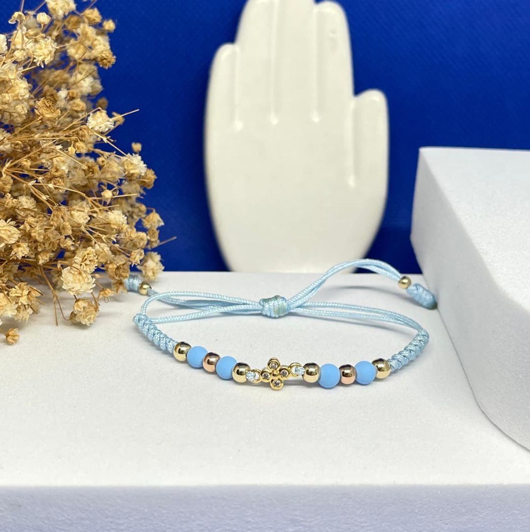Pulsera van cleef mini cristal balin 4mm liso
