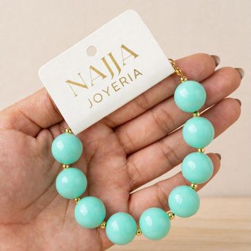 Imagen del producto Pulsera Bubble Verde Menta 
