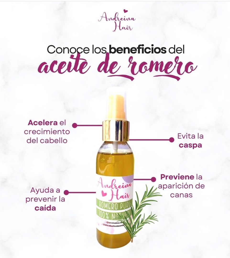 Aceite Romero andreina hair 