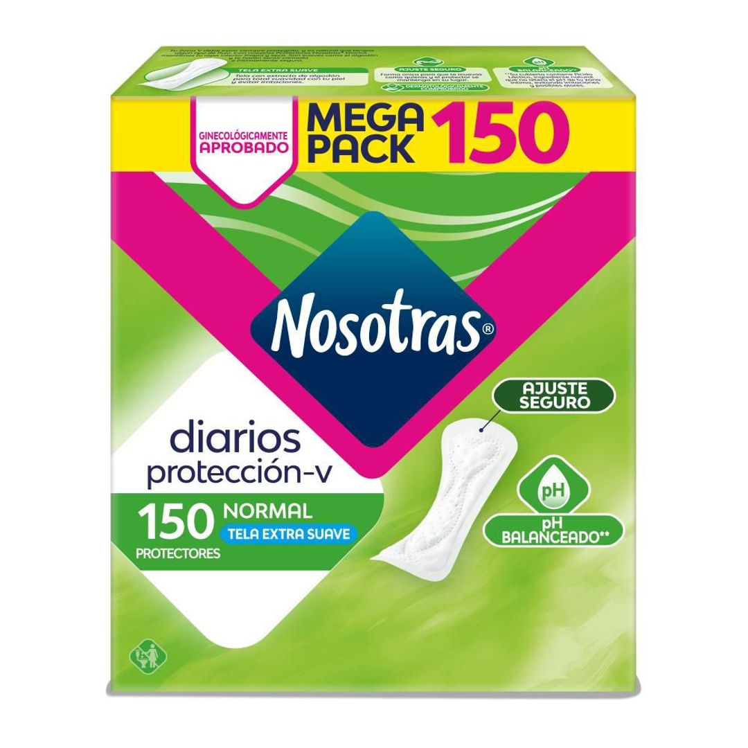 PROTECTORES DIARIOS NOSOTRAS DIS X 150 UND