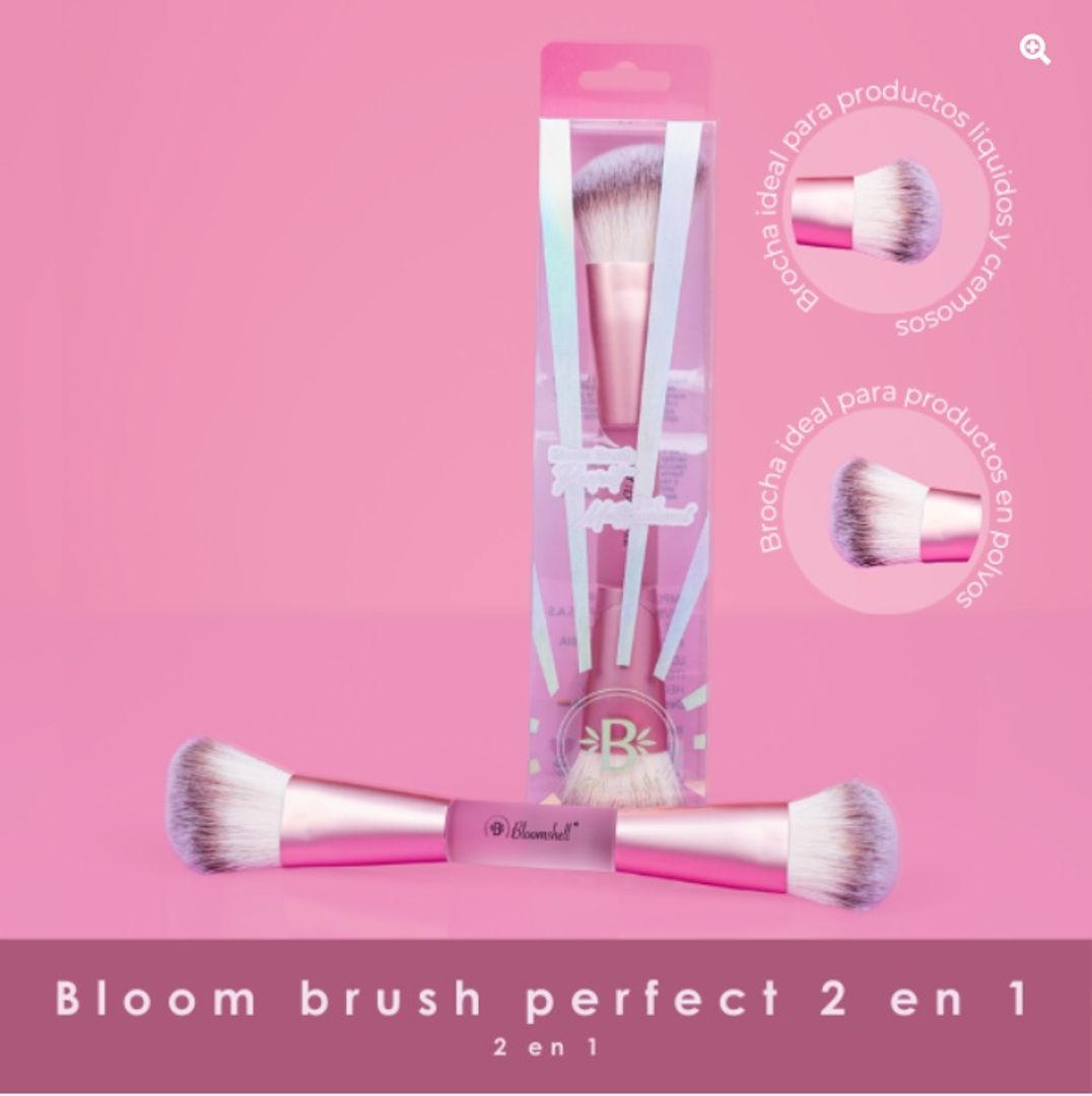 Bloom brush perfect 2 en 1 (brocha)