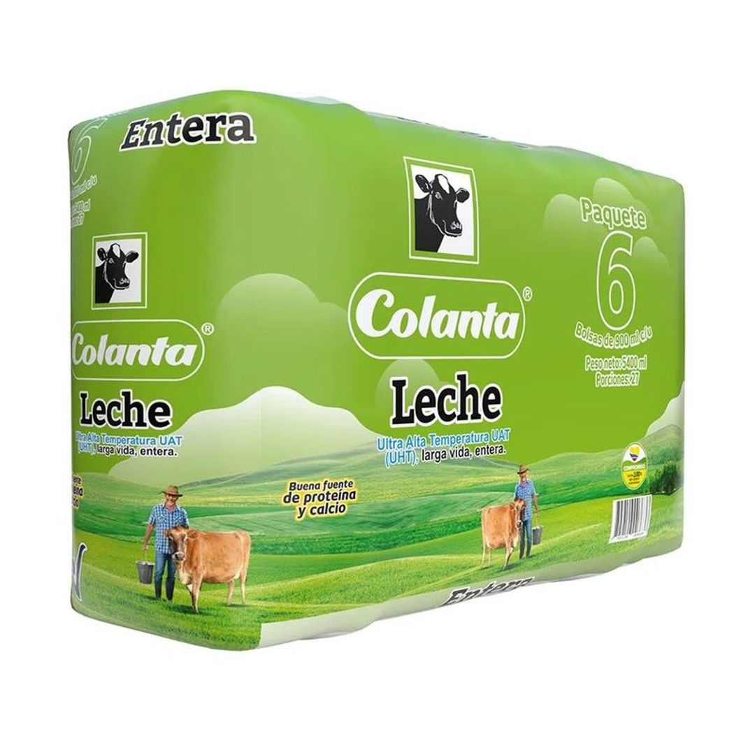 LECHE ENTERA COLANTA*6*1L