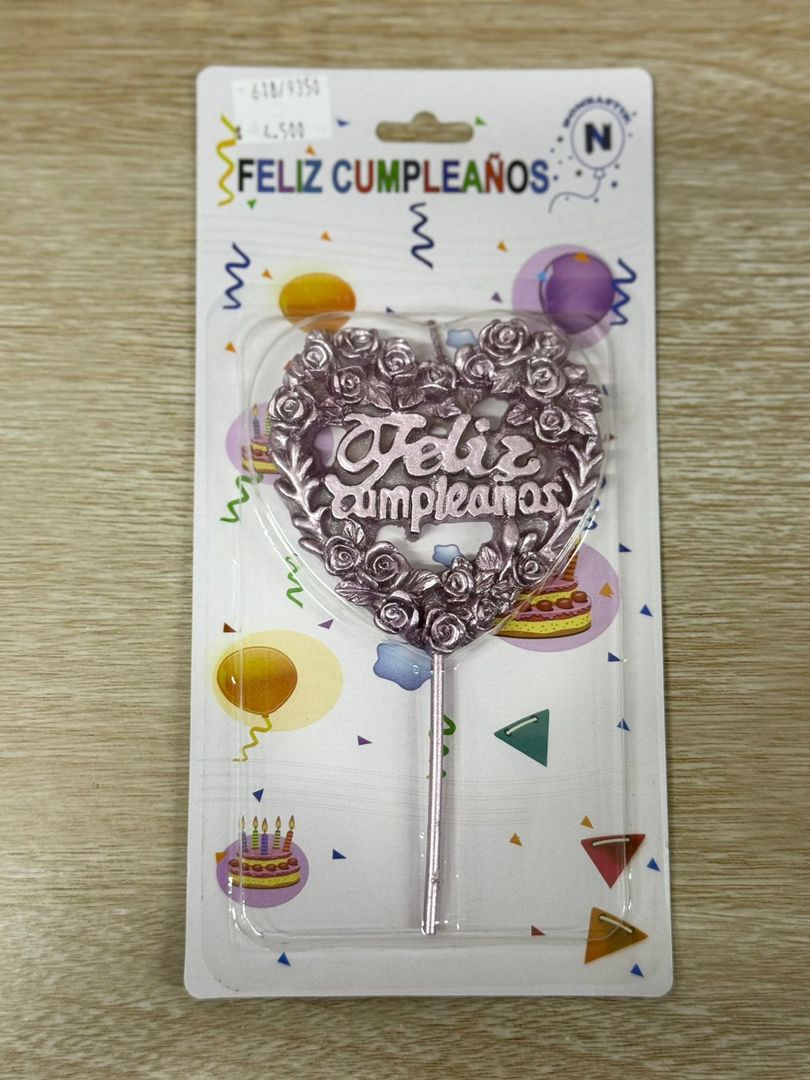 618 VELA FELIZ CUMPLEAÑOS