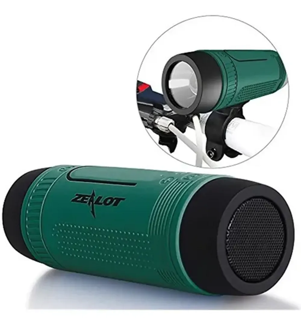PARLANTE BLUETOOTH ZEALOT S1 CON SOPORTE PARA BICICLETA