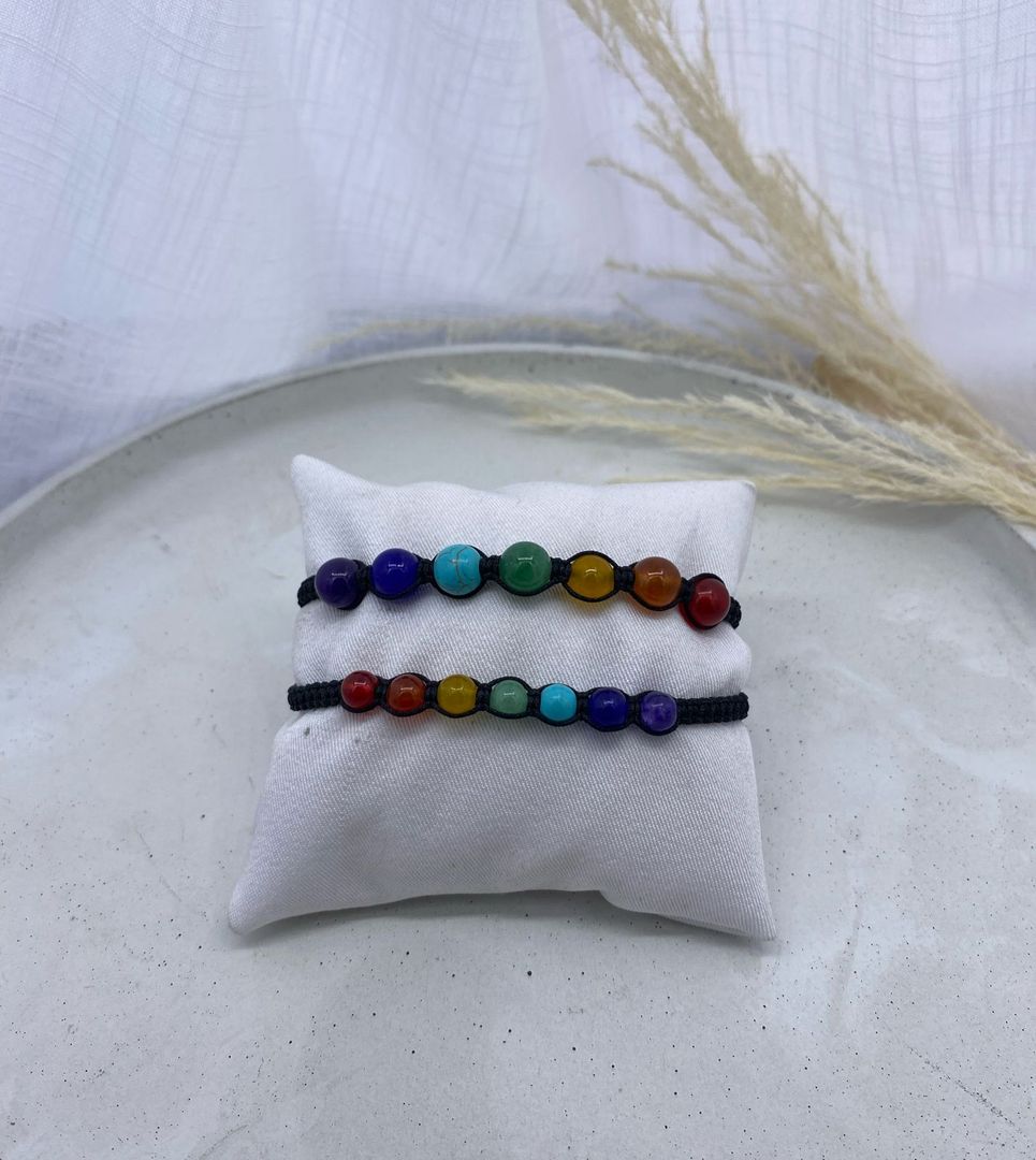 Manilla de pareja tejida, varios colores 
