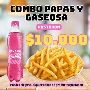 Imagen del producto Combo Papas y Gaseosa Postobon