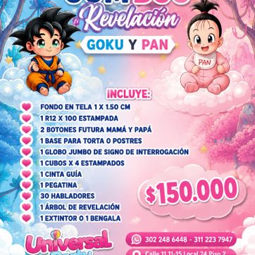 Imagen del producto COMBO GOKU Y PAN 