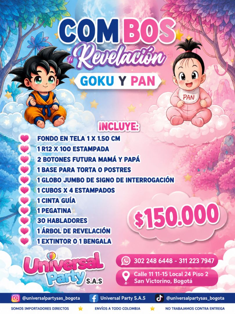 COMBO GOKU Y PAN 