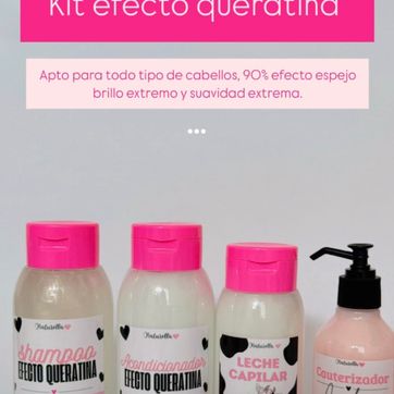 Imagen del producto Kit efecto Queratina 