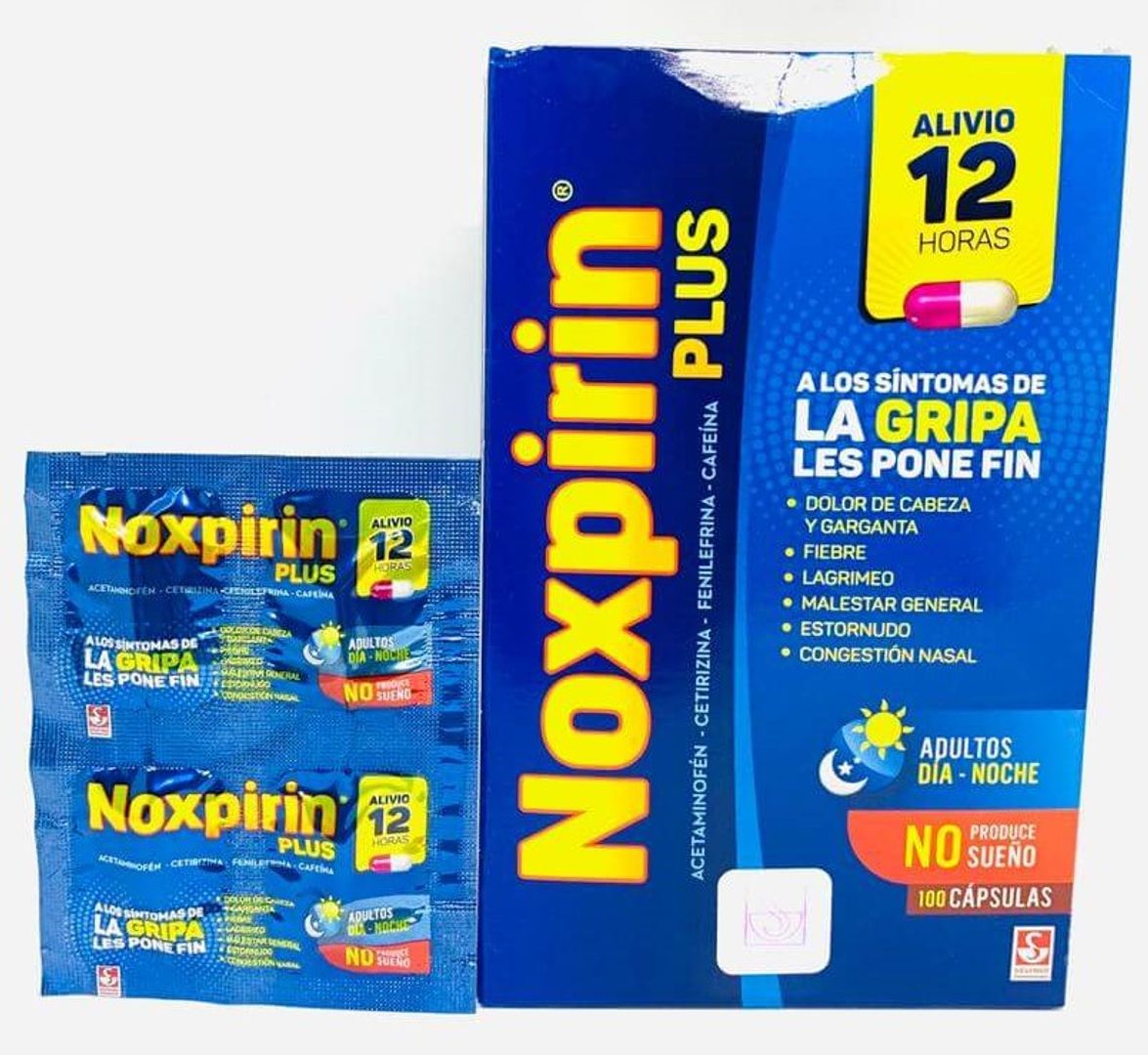 NOXPIRIN PLUS SOB X 4 CAPS