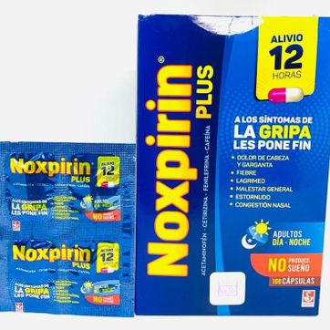 Imagen del producto NOXPIRIN PLUS SOB X 4 CAPS