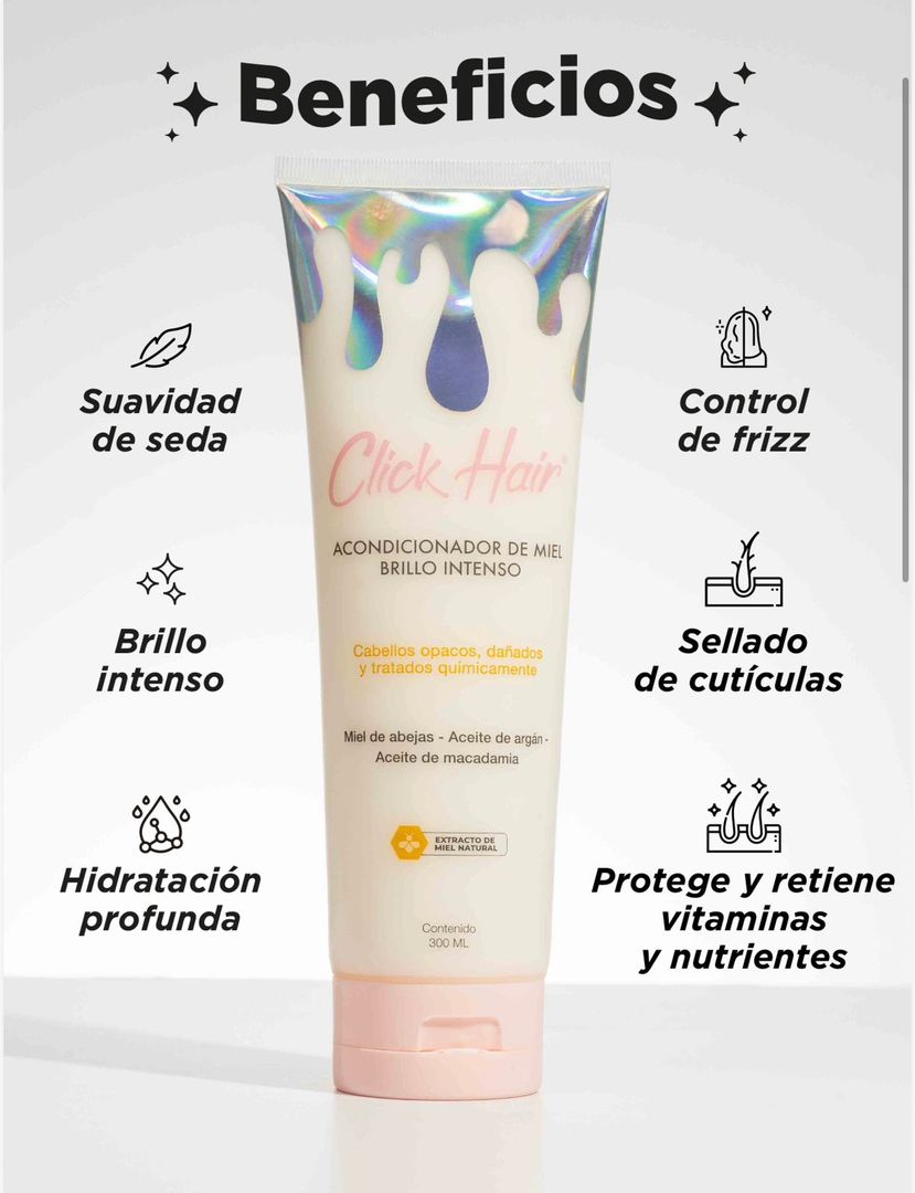 Acondicionador de miel click hair 