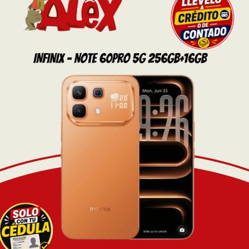 Imagen del producto INFINIX - Note 60Pro 5G 256GB+8GB+(8)