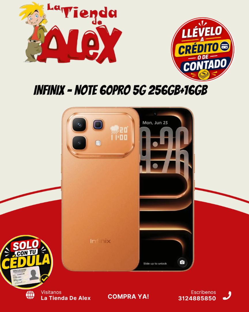 INFINIX - Note 60Pro 5G 256GB+8GB+(8)