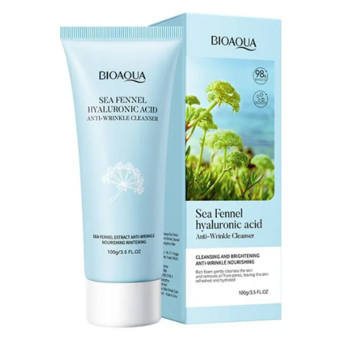 JABON DE HACIDO HYALURONIC +VITAMINA VEGETALES DE OCEANO BIOAQUA