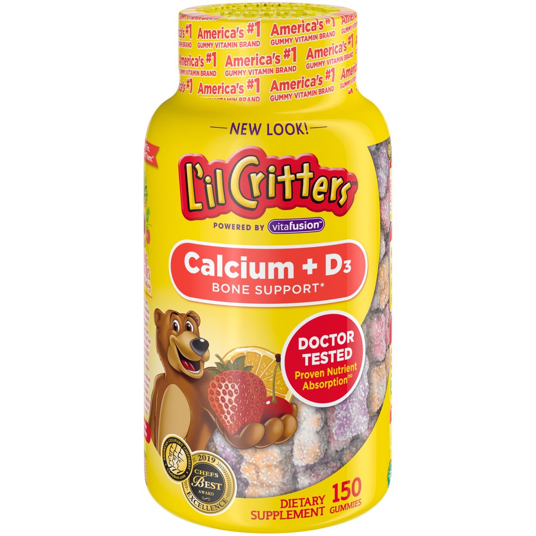 Gomitas Calcio + Vitamina D3 LIL CRITTERS