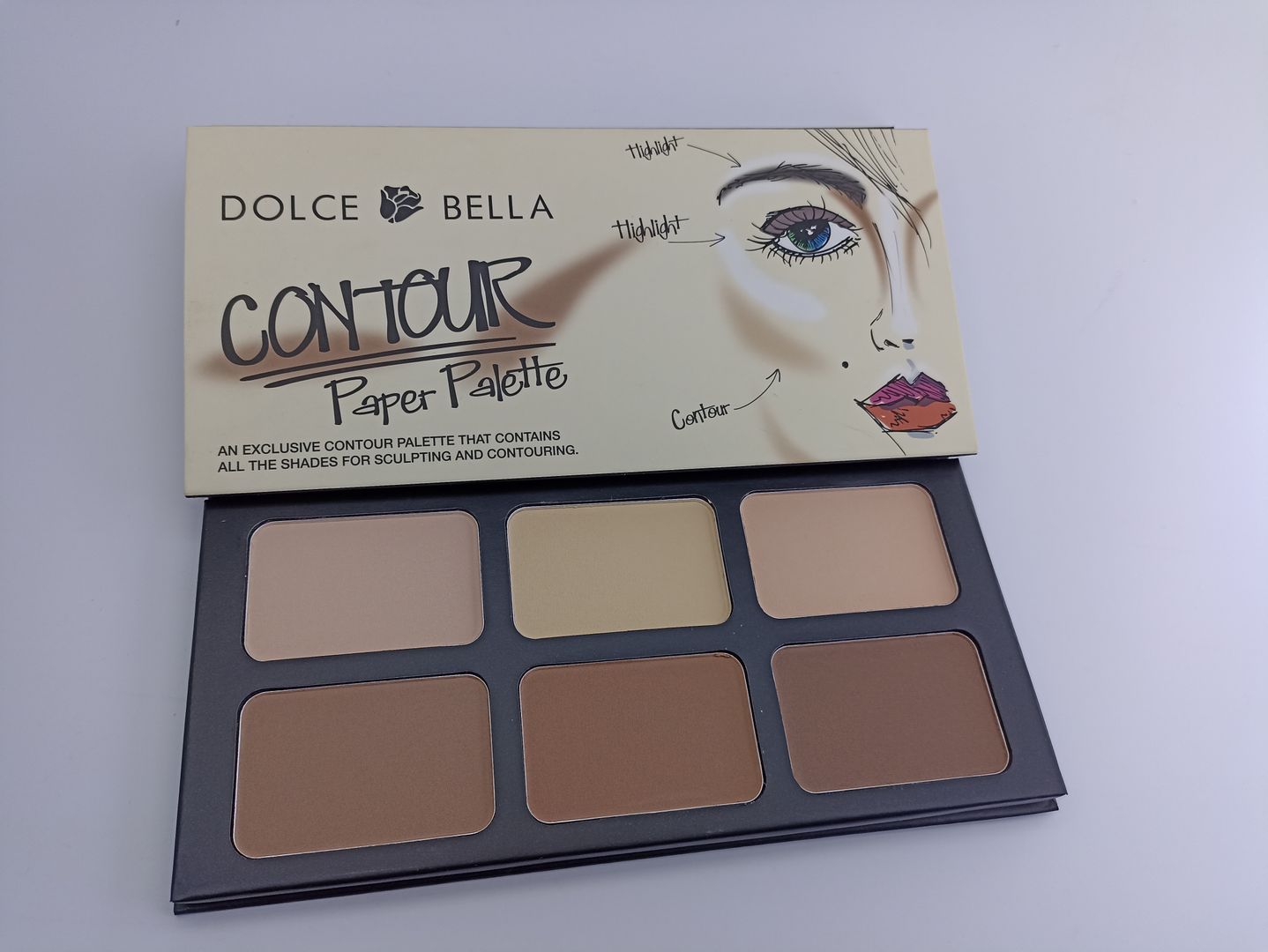 Paleta de contornos en polvo DolceBella 