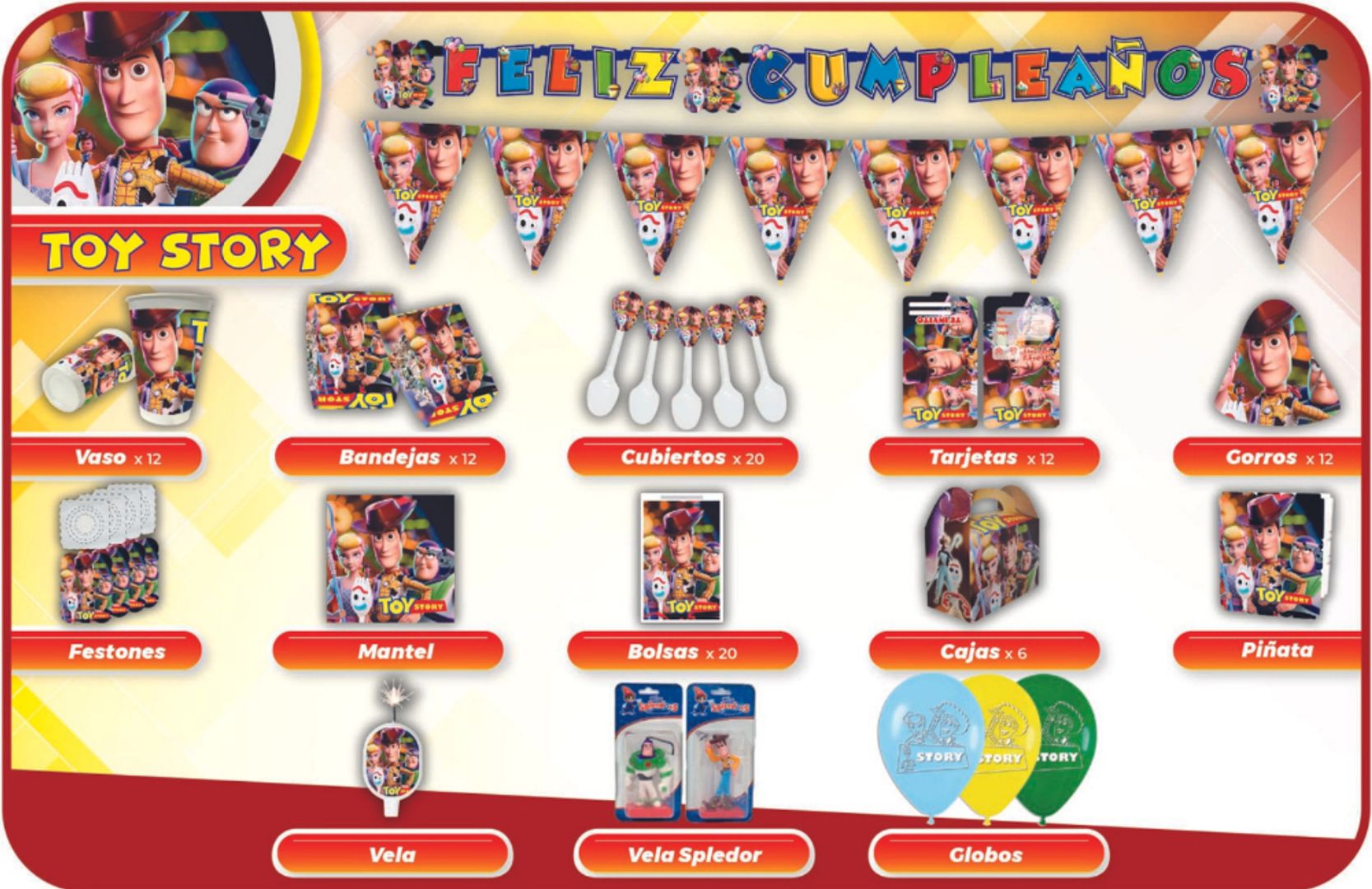 DECORACION TOYS STORY