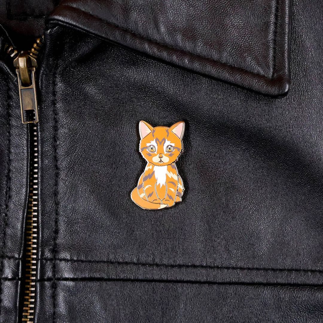 PIN GATO MARRÓN