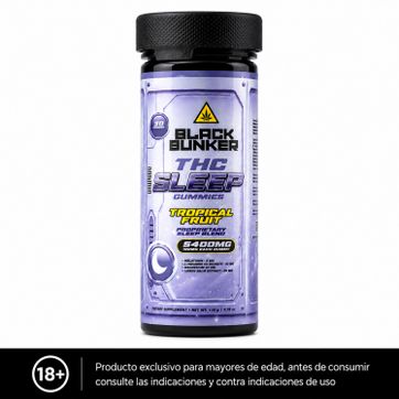Imagen del producto Gomitas Para Dormir Tropical Fruit Black Bunker