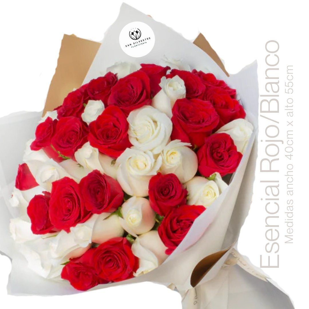 BOUQUET ESENCIAL ROJO BLANCO