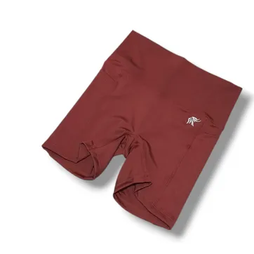 Imagen del producto Short Hybrid ajustado con bolsillos laterales y sin costura delantera tiro alto Lycra
