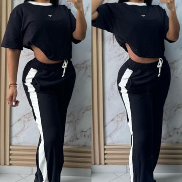 HERMOSO CONJUNTO BOTA RECTA CON LATERAL - imagen 1