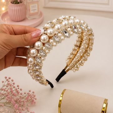 Imagen del producto Diadema Perlas de Cristal