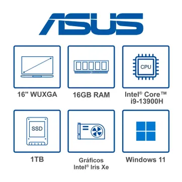 PORT ASUS 16" CORE I5/ 16GB RAM/512 GB SSD - imagen 8