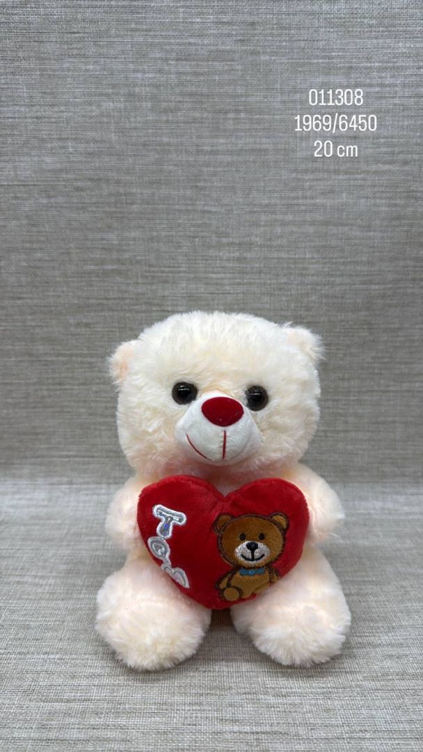 OSO CORAZON SURTIDO ECONOMICO DE 20 CM